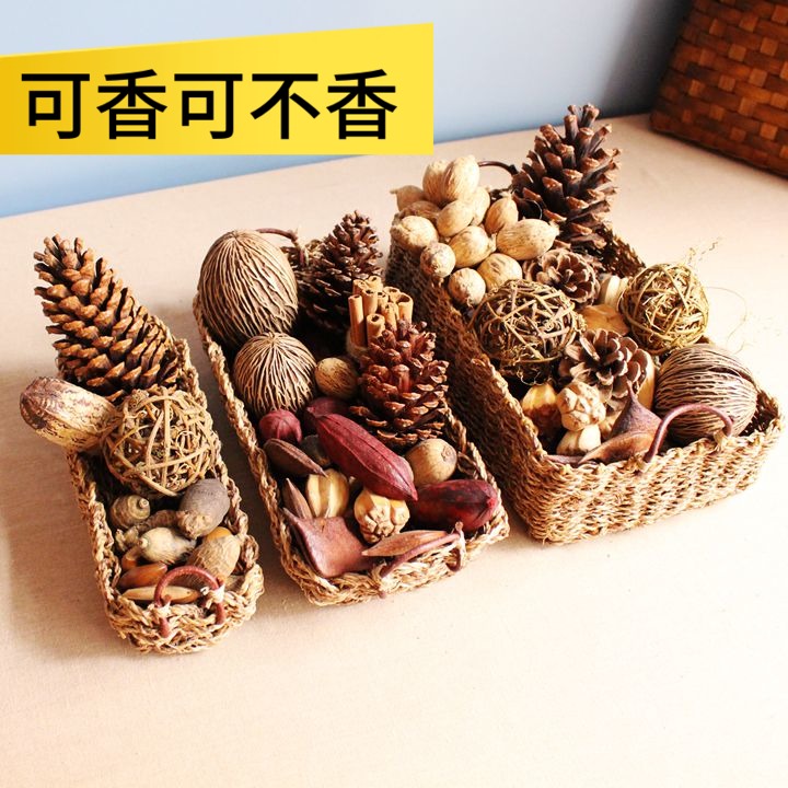 Natural Dried Fruit Set Creative Ornament Decorative Dried Flowers Decorative Home DIY Dried Fruit Photography Props