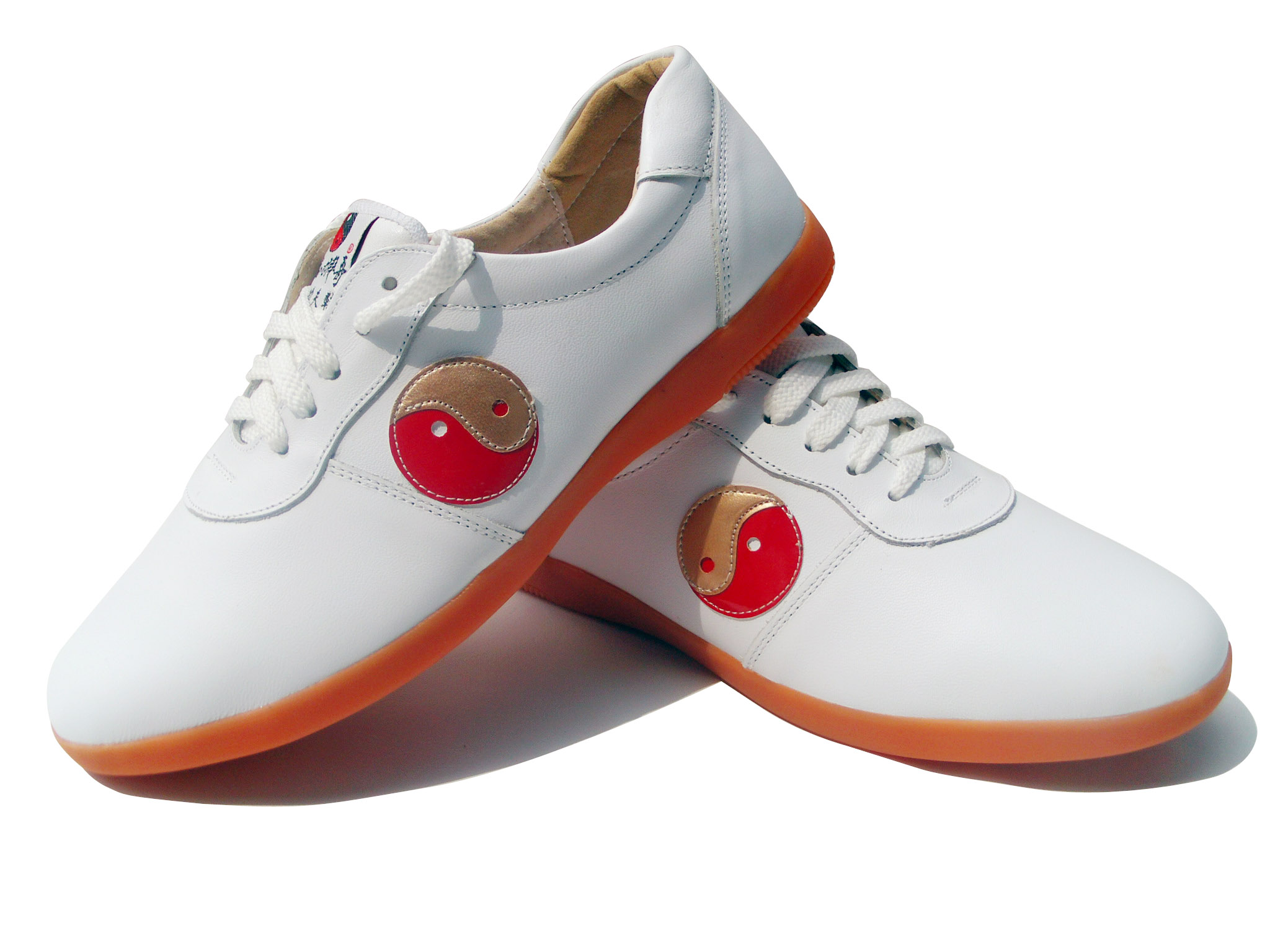 Qiao Shang Tai Chi shoes martial arts practice shoes martial arts shoes beef tendon bottom soft leather Tai Chi shoes 208 single shoes