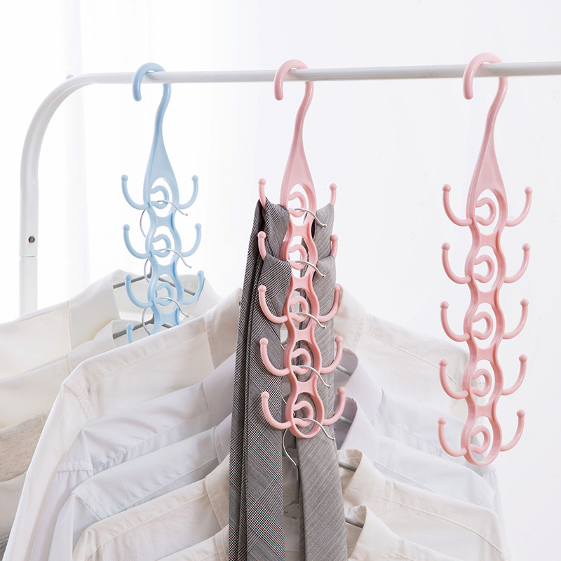 Creative Multifunctional Hung Girdle Hanger Tie Hook Silk Towels Frame Bag Containing Layer Rack Wardrobe Rack Belt rack
