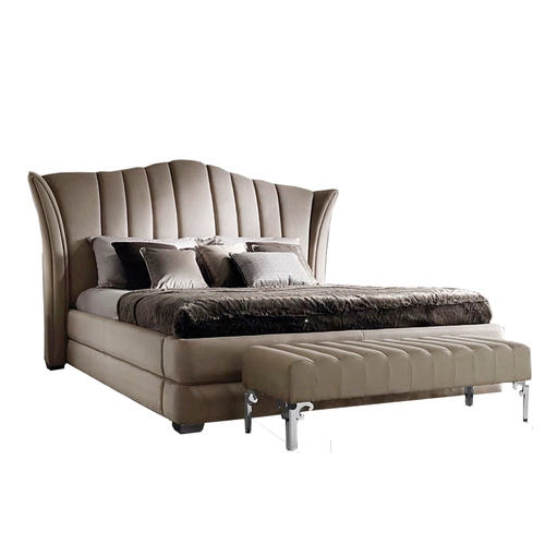 Двуспальная кровать 2.2x2,4 Super 2020 Новая двух -личная кровать простая креативная модная кровать трехочная кровать