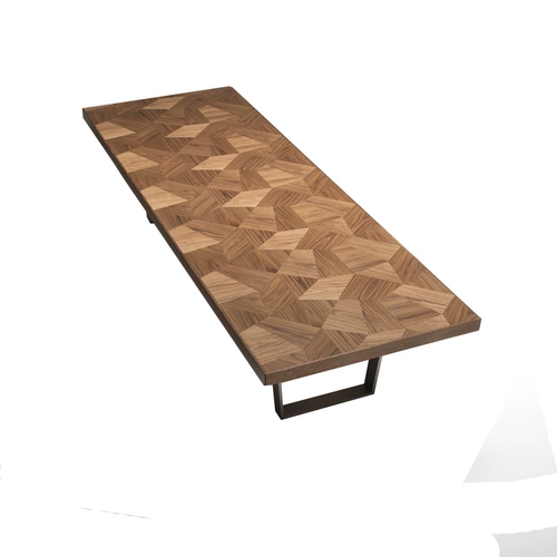 Высококачественный дизайн обеденный стол Light Luxury High-end 2024 Новый орех из восьмиполинового парке