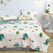 Summer water washing cotton summer quilt air-conditioned quilt single student dormitory Washable double Four Seasons universal spring and autumn quilt