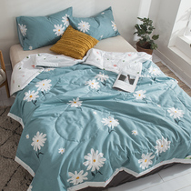 Cotton summer quilt quilt four-piece cotton air conditioning thin quilt spring and autumn can be machine washed single summer children