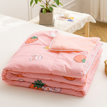 Washable cotton summer quilt single double student dormitory summer quilt spring and autumn thin quilt core Children air conditioning quilt