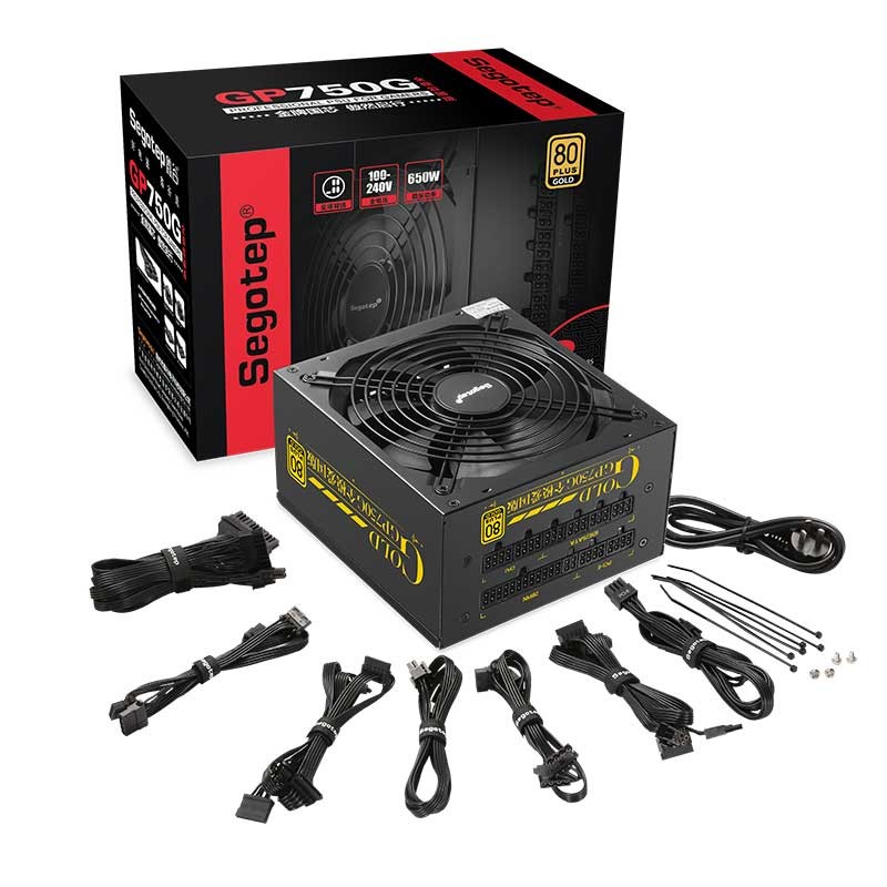 Xingu GP750G Full - mode patriotic edition gold medal authentication power supply rated 650W desktop power supply