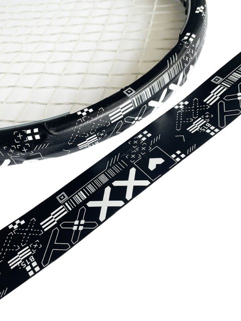 ZARSIA printed racket head sticker tennis racket head sticker protective strip protective cover ຍາວ 5 ແມັດໂດຍບໍ່ມີການສີ tearing