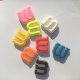 W letter fluorescent color shock absorber tennis racket shock-absorbing silicone ຫຼາຍສີທາງເລືອກ