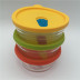 hộp cơm giữ nhiệt hàn quốc Khóa và khóa silicone hộp lưu trữ hộp cơm trưa silicone bọc kính chịu nhiệt với lò vi sóng gạo cho gạo - Hộp cơm điện sưởi ấm hộp cơm cắm điện giữ nhiệt Hộp cơm điện sưởi ấm
