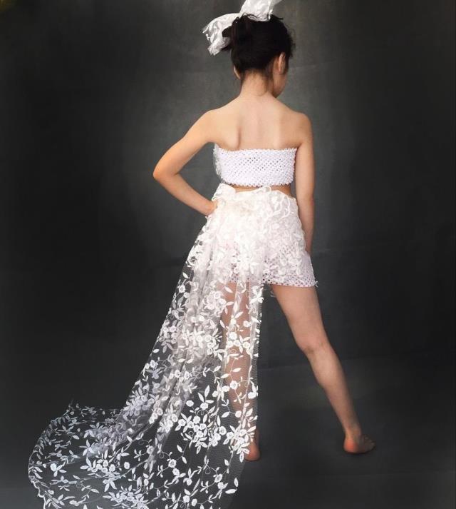 Đồ bơi bikini cho trẻ em Người mẫu Cuộc thi catwalk Nữ Trung bình Cô gái Váy Sinh nhật Váy Nghệ thuật Nhiếp ảnh Trang phục váy phù dâu bé gái