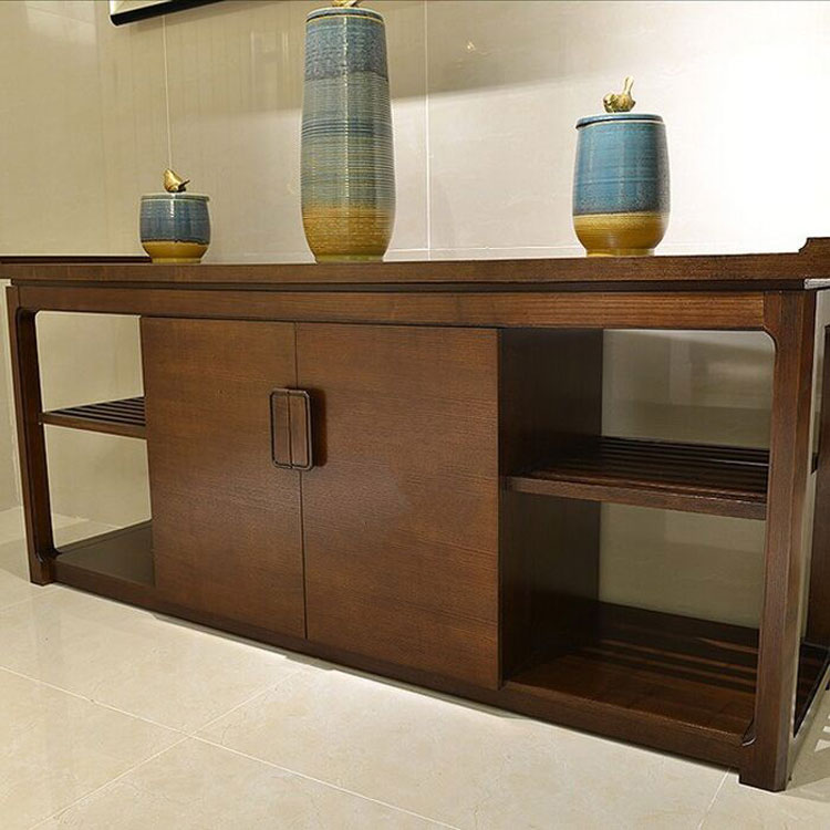 Mới Trung Quốc gỗ rắn văn phòng kết hợp đồ nội thất hiện đại Bắc Âu cao cấp bàn lớn quản lý bàn ông chủ - Nội thất văn phòng bàn họp chân sắt