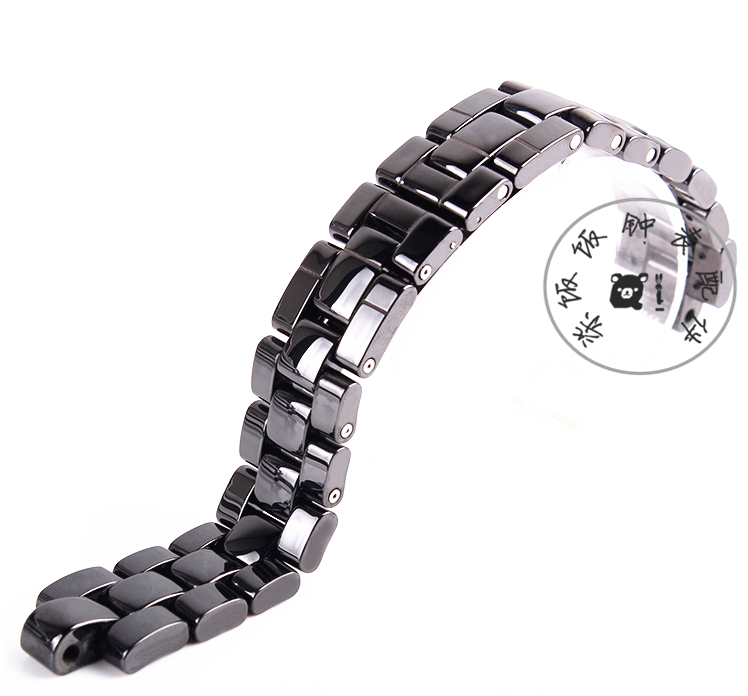 Suitable for Chanel Chanel J12 Series Bingge White and Black Large and Small Ceramic Watch Straps for Men and Women