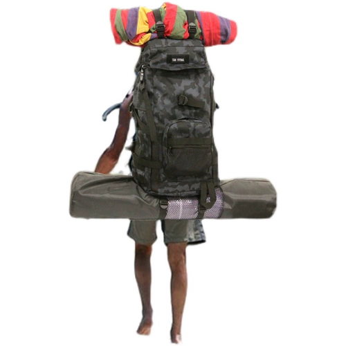 WJTWZY Рюкзак подходит для мужчин и женщин, тактическая вместительная и большая сумка для путешествий, надевается на плечо