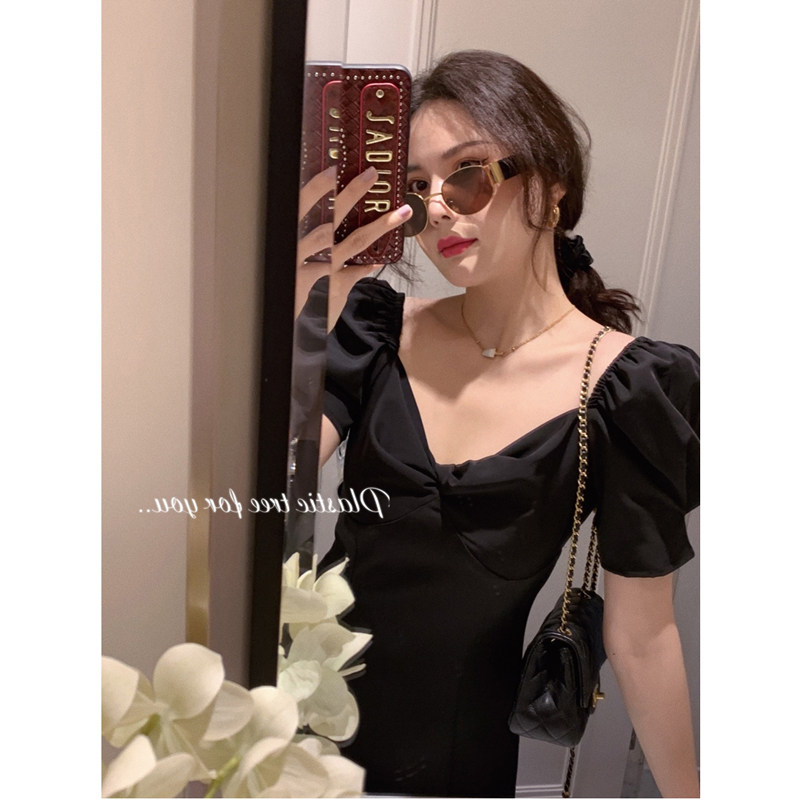 Large size women's clothing 2021 new summer fat mm light cooked wind Yujie age-reducing dress design French bellflower skirt