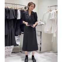 Large code French style Temperament High-end slim cover with dress Summer Fat mm Sister Wind Casted Waist Down-Reduced Suit Skirt