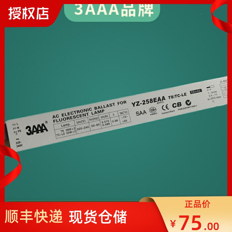 3AAA YZ-258EAA 58W one to two electronic ballast 60BL UV curing lamp high efficiency ballast