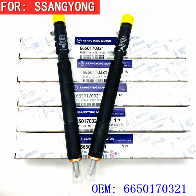 Korean Ssangyong Fuel Injector Is Suitable for Rexton Fuel Injector Assembly 6650170321 Korean Ssangyong Fuel Injector Is Suitable for Rexton Fuel Injector Assembly 6650170321