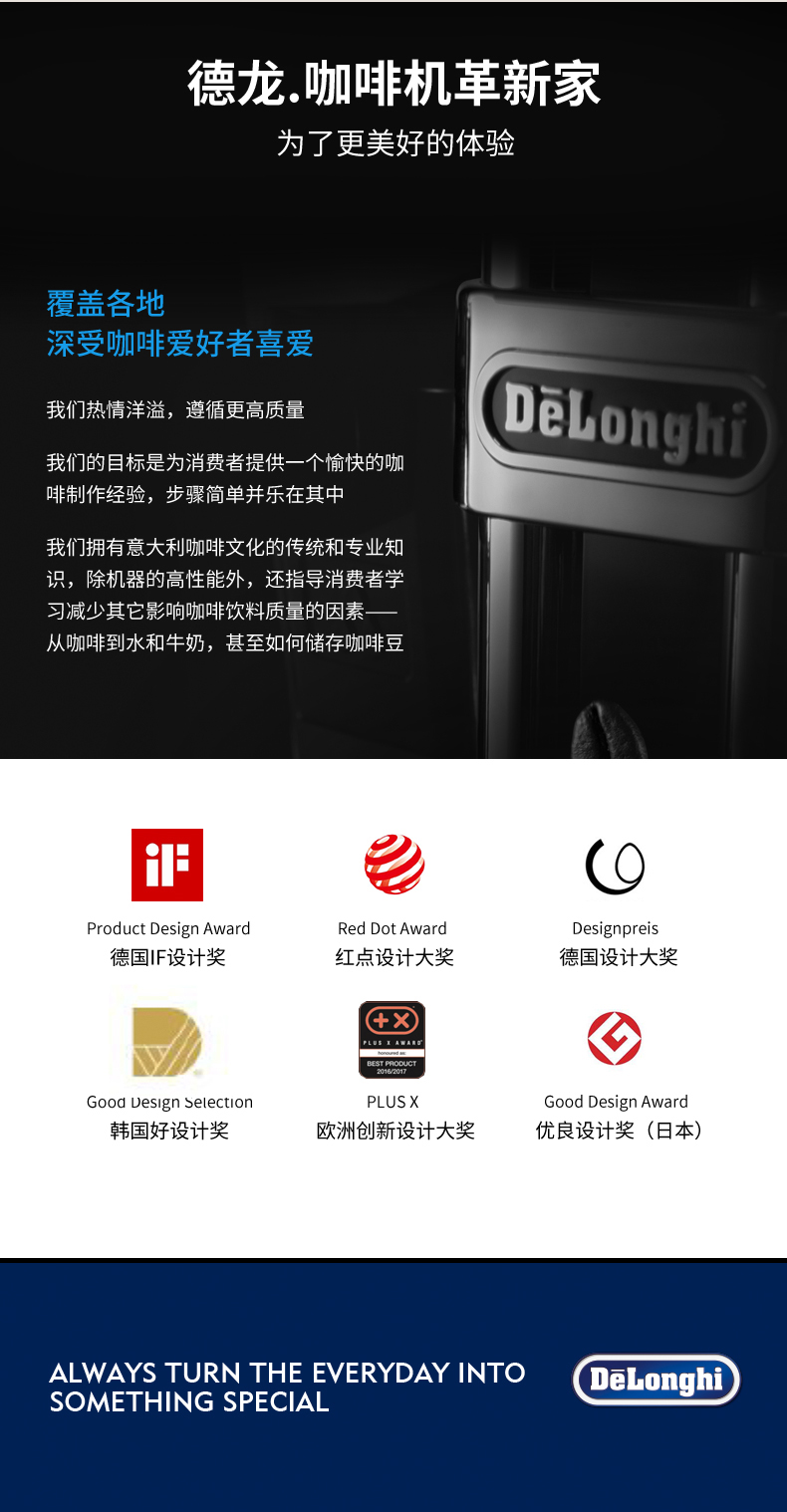 máy pha cà phê breville 870 Delonghi DeLong ECAM 23.260.SB máy pha cà phê tự động tại nhà tập trung cà phê lạ mắt - Máy pha cà phê máy xay cà phê hc600