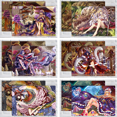 東方project 博麗靈夢八雲紫蕾米莉亞幻想鄉動漫海報壁畫壁紙掛畫