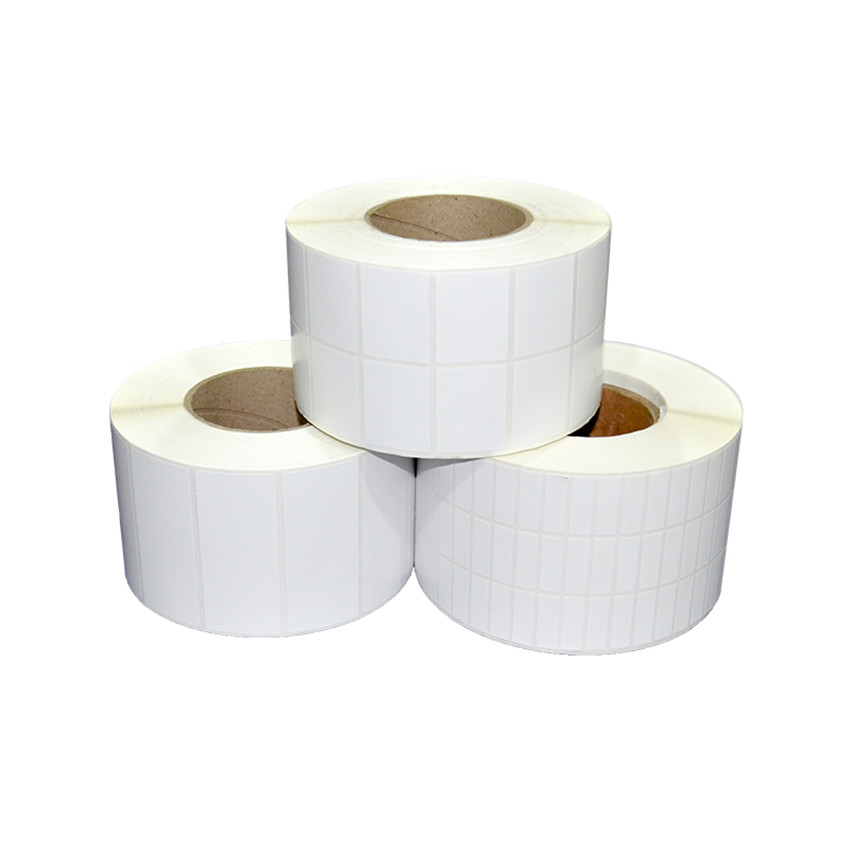 Copperplate label paper 80*30 40 50 60 logistics product label Amazon FBA barcode sticker SKU barcode