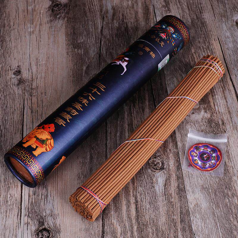 Tibetan Buddhist supplies Natural incense for the Buddha Tibetan medicine incense Labrang Temple 36 holy medicine Tibetan incense line lying incense