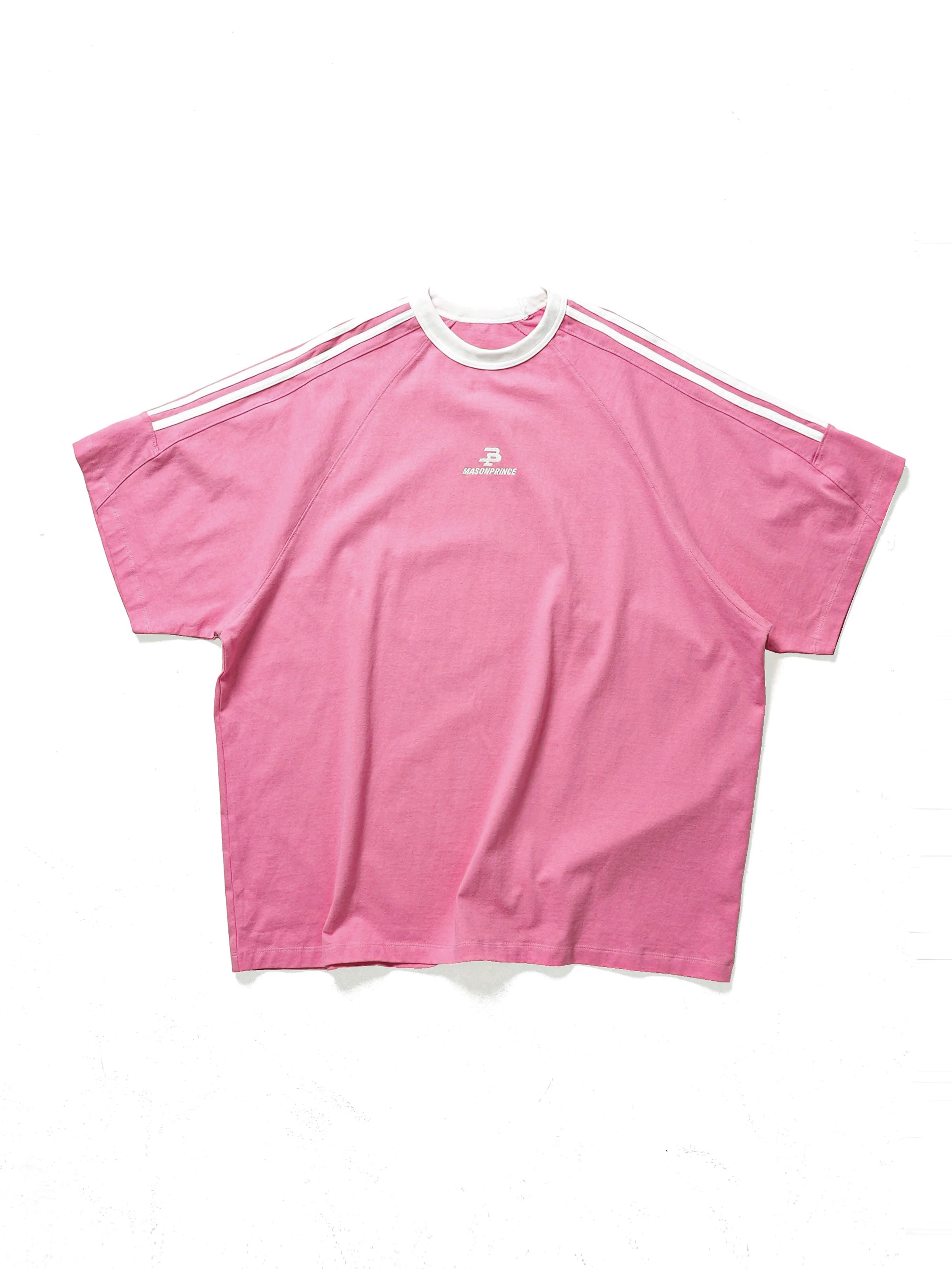 Retro футболка MASONPRINCE с коротким рукавом, 90 год, стиль, свободный крой, крой