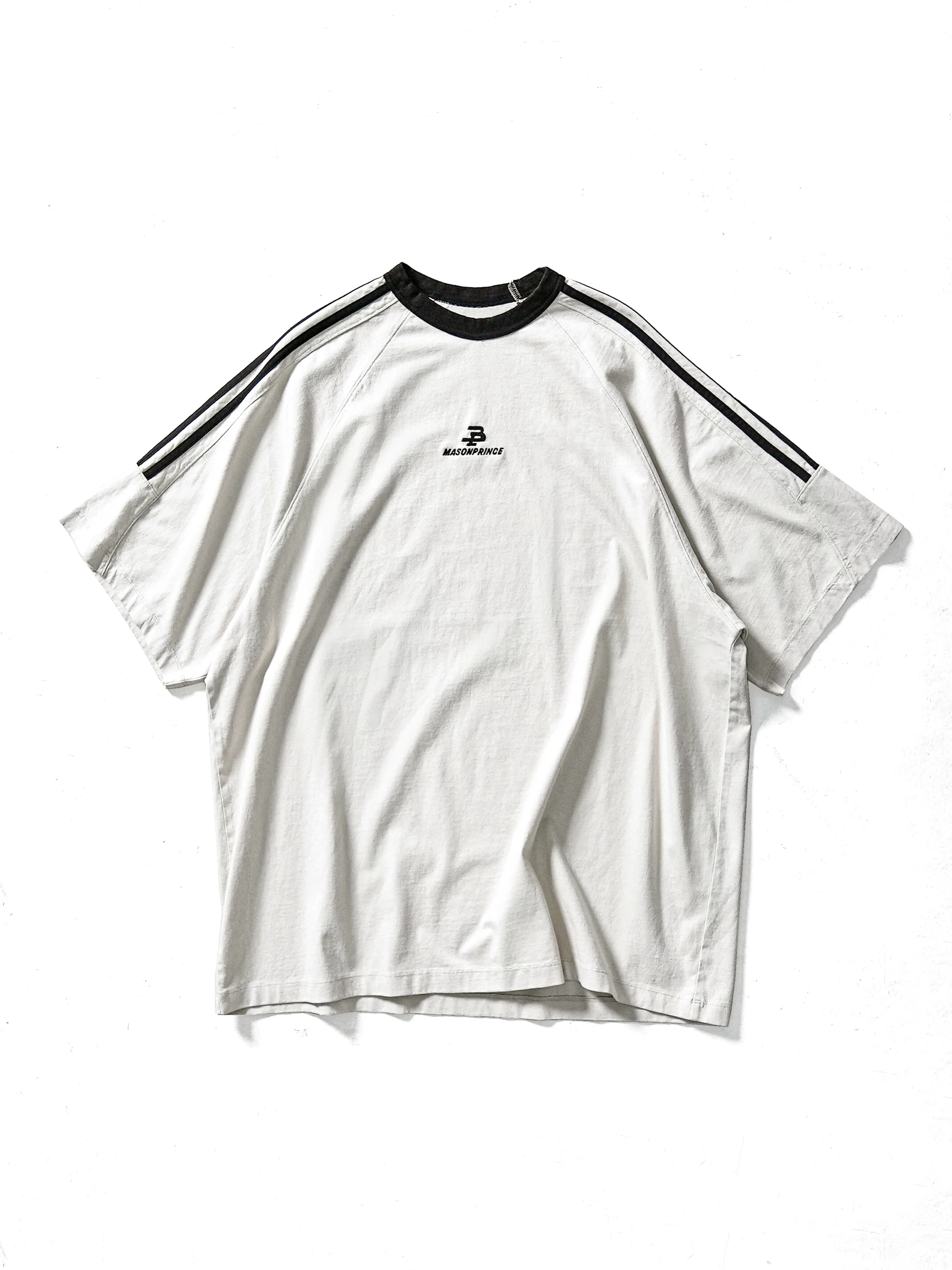 Retro футболка MASONPRINCE с коротким рукавом, 90 год, стиль, свободный крой, крой