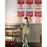 Весенний комплект, спортивный костюм для школьников, штаны, в американском стиле, свободный крой