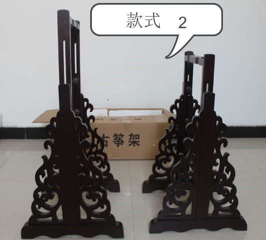 Solid wood guzheng frame piano frame parrot frame adjustable height standard guzheng frame
