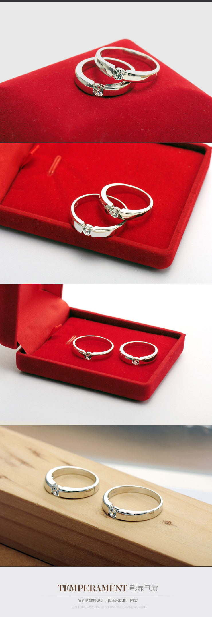 Bague mixte en Matiere mixte - Ref 3086855 Image 10