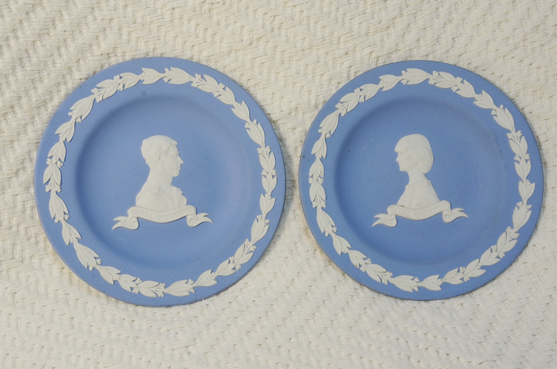 (Spot) Vintage Wedgwood Prince Charles and Princess Diana Century Wedding Commemorative Plate
