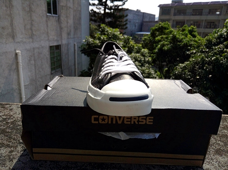 Authentic Converse mở nụ cười cổ điển da nam và nữ đôi giày da thể thao 101509 101503