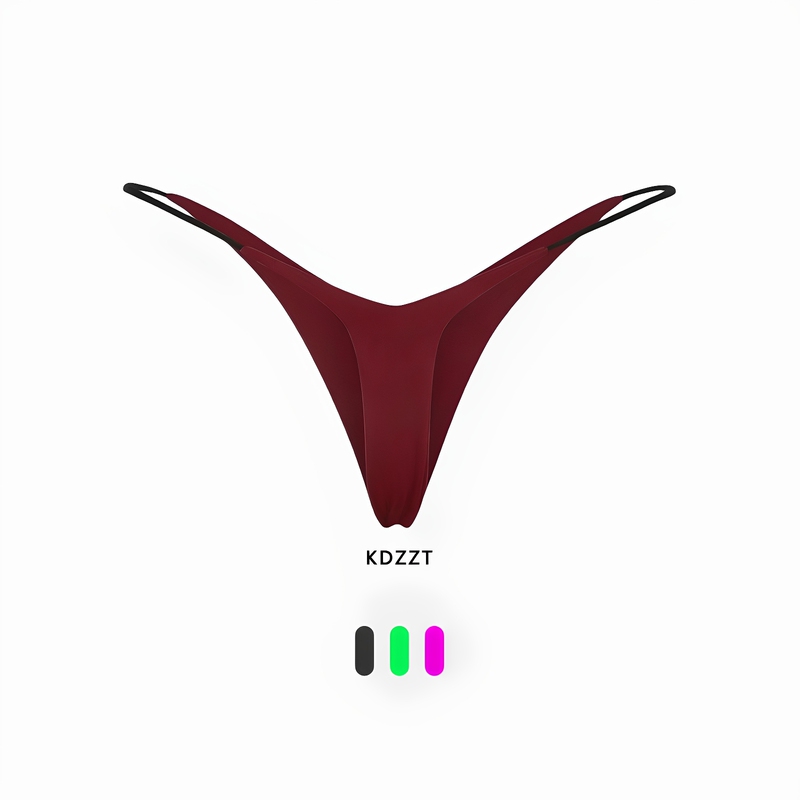 Kdzzt French Design Sexy Underwear for Women, Hot See-Through Crotchless Thong Bikini, Seamless Underwear for Women