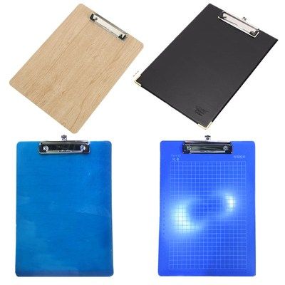 A4 plate clip A5 writing pad folder plate A3 wooden board clip cardboard writing stationery menu clip office supplies