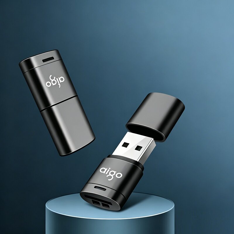 aigo爱国者单头单读TF高速读卡器