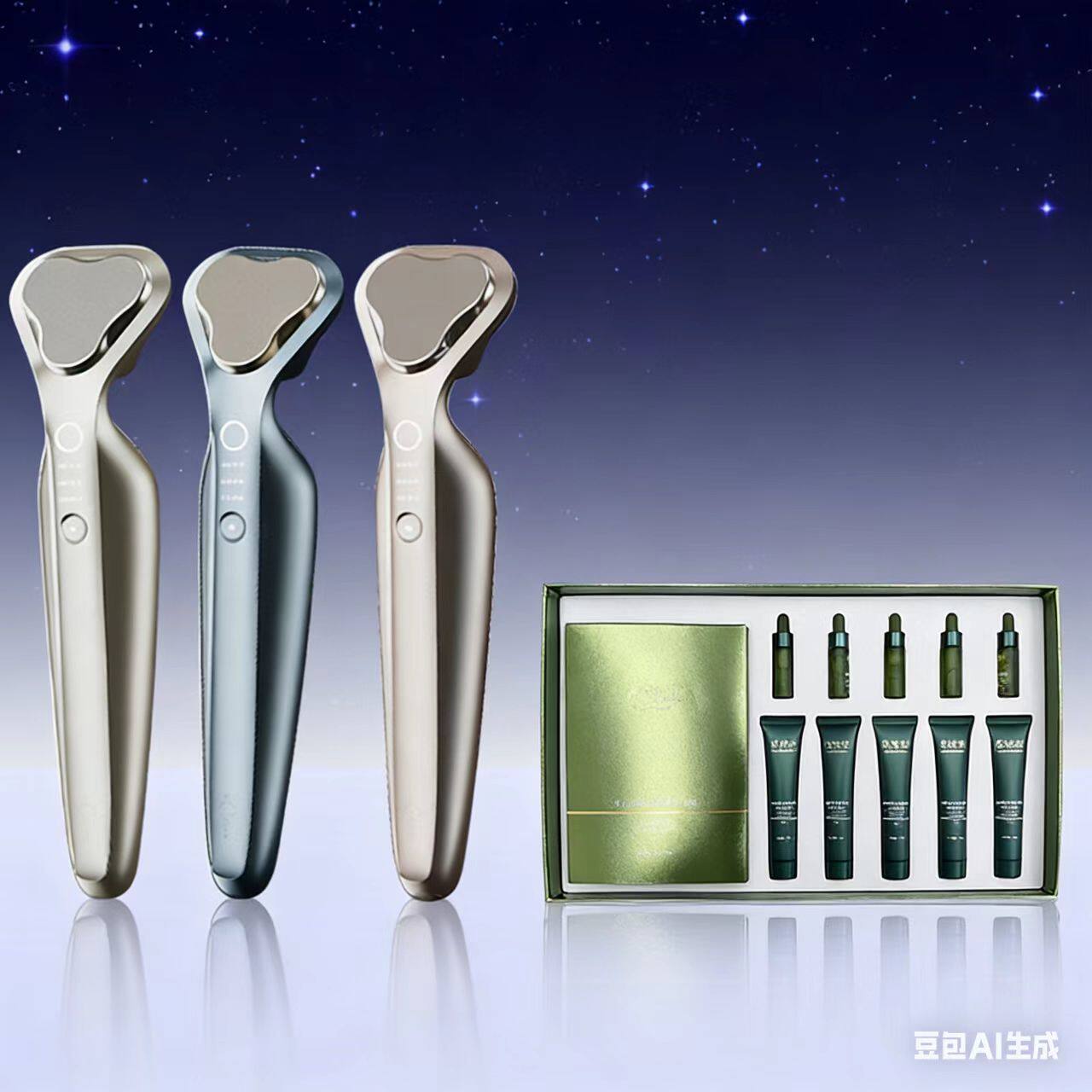 送精华套装！uQueen三频超声美容仪