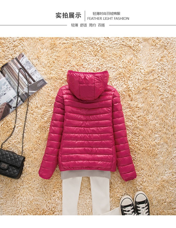 Quần áo thu đông 2018 phiên bản mới của Hàn Quốc cho phụ nữ áo khoác cotton mỏng là đoạn ngắn áo khoác béo