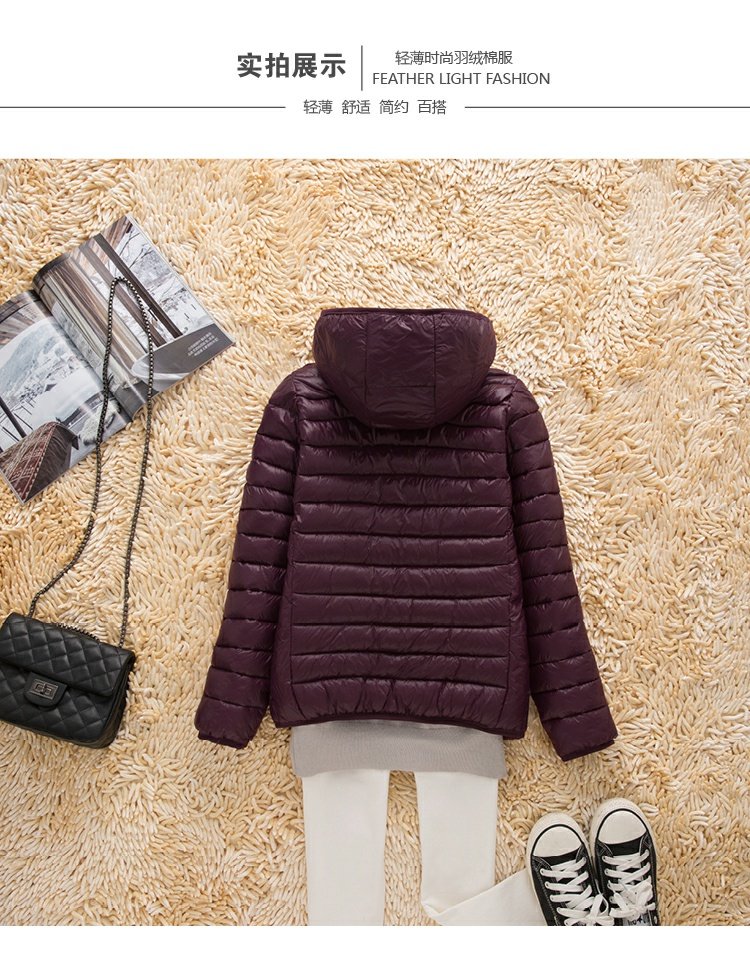 Quần áo thu đông 2018 phiên bản mới của Hàn Quốc cho phụ nữ áo khoác cotton mỏng là đoạn ngắn áo khoác béo