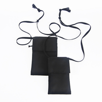 Minimalist skew satchel mobile phone bag port craze male and female single shoulder small cross-pack can fit 7 inches large screen phone bag