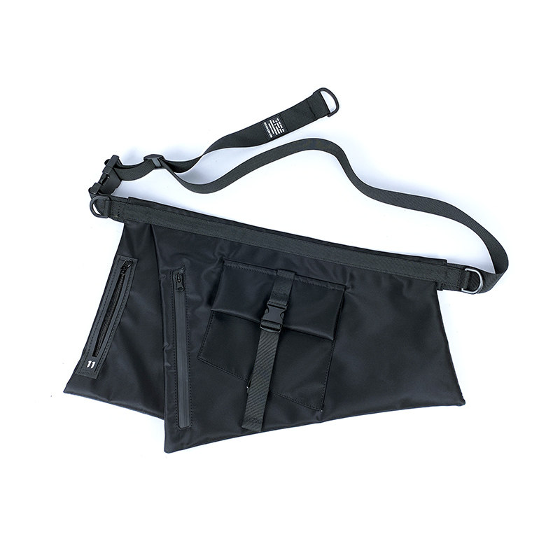 MEDKAI Yamamoto style dark apron waist bag men's and women's national tide functional wind niche irregular bag nylon messenger bag