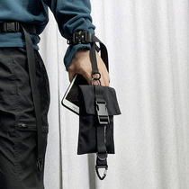 MEDKAI functioning mobile phone bag men and women arms bag hands with small hanging bag molle sub-pack wearing leather belt fanny pack