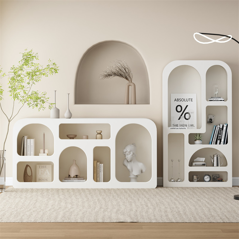 Sitting room shelving ground display cabinet white products display case law style bookcase small vaulted cabinet cave cabinet