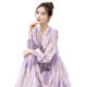 Cypress Fairy Dress 2024 Spring Purple Platycodon French Beach Long Dress ສໍາລັບແມ່ຍິງ