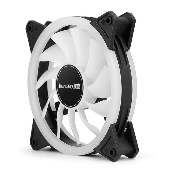 Hangjia GS120 meteor 12CM fan desktop computer air-cooled radiator DIY host glare chassis fan