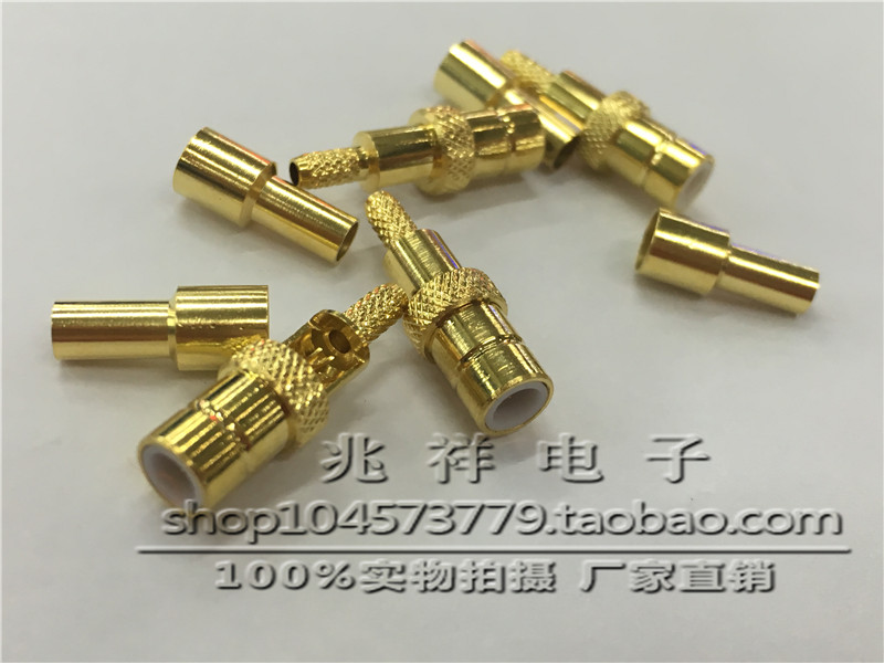 75 Ohm SMB male head internal needle terminal equipment joint SMB-J-75-1 5 radio frequency RF joint copper material