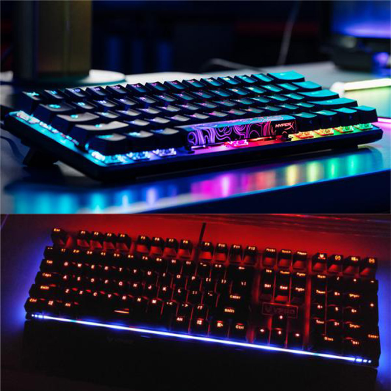 Internet Cafal Superior Secondhand Wired Mechanical Keyboard Computer General Support Game Green Black Tea Optical Axis Electric Race Home