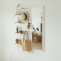 Dongle Plate Sticker Wall Full Body Mirror Clotheshorse Hooded Hanger Mirror Hanging Wall Wearing Clothing Mirror Wall-mounted Wall-mounted Wall-to-wall Entrance Wall-To-House Hangover