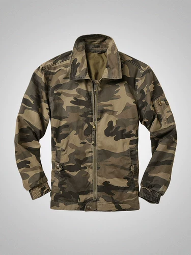 Весенняя дорожная камуфляжная куртка, в американском стиле, облегающий крой