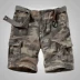 Mùa hè quần short giản dị lỏng ngụy trang quần short nhiều túi năm dụng cụ quần short quần quần kích thước lớn - Quần short Quần short