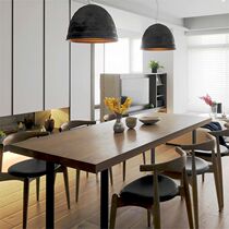 Dining table and chair combination modern simple small apartment rectangular solid wood multifunctional economical dining table household