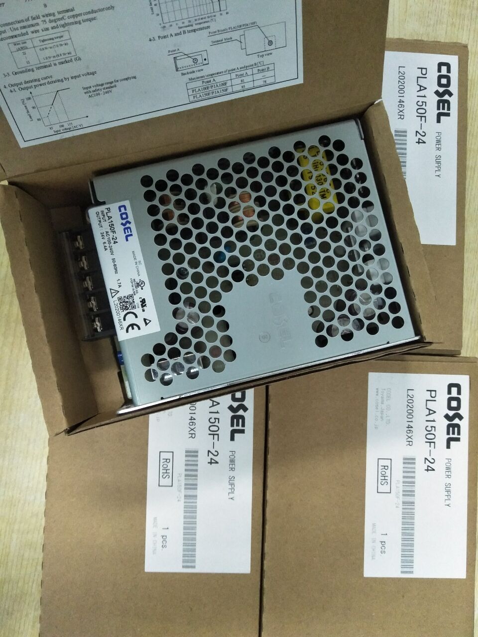 PLA150F-24 COSEL Switching Power Supply Shipping Included